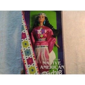 MATTEL NATIVE AMERICAN BARBIE DOLL SPECIAL 3rd EDITION DOLLS OF THE WORLD NEW C2